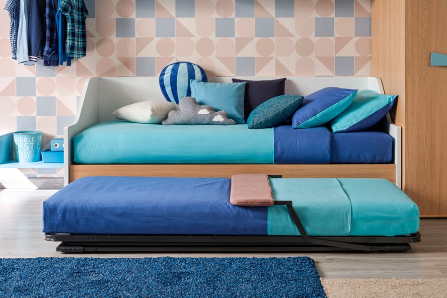 Letto Singolo Con Letto Estraibile Matrimoniale KecDuey Letto